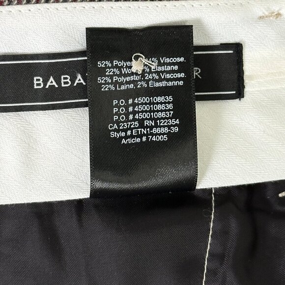 Aritzia Babaton Atelier Walker Houndstooth Ankle Pants - Picture 9 of 12